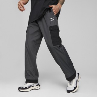 PUMA PRIME/SELECT - กางเกงขายาวผู้ชาย SWxP Cargo Pants Men สีดำ - APP - 53566301