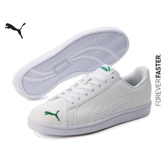 PUMA BASICS - รองเท้าผ้าใบ PUMA Smash Cat Perf สีขาว - FTW - 38779602