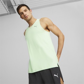 PUMA RUNNING - เสื้อกล้ามผู้ชาย Run CLOUDSPUN สีเขียว - APP - 52326732