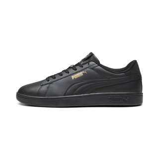 PUMA BASICS - รองเท้าผ้าใบ Smash 3.0 L สีดำ - FTW - 39098710