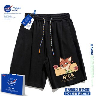 △۞NASA Joint Crazy Animal City กางเกงขาสั้นผู้ชายสายรัดฤดูร้อน NICK JUDY Casual กีฬากางเกงห้าจุดผู้หญิง