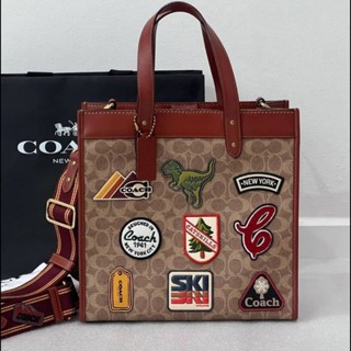 Coach Field Tote With Horse กระเป๋าถือ งาน shop