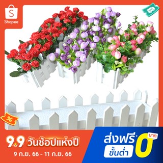 กระถางต้นไม้ แบบไม้ สําหรับตกแต่งบ้าน สวน รั้ว