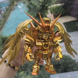 ▧♚ของแท้ Flying Wing Freedom Gundam Qmsv-mini Blind Box Bandai Co-branded Tide Play Hand-run Model Ornament