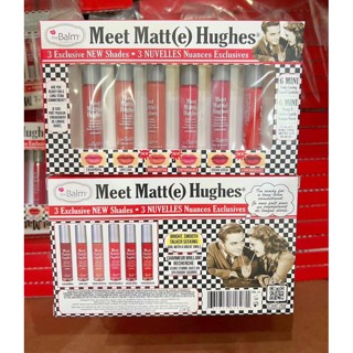 The Balm Meet Matt(e) Hughes 6 Mini Liquid Lipsticks - with 3 New Shades