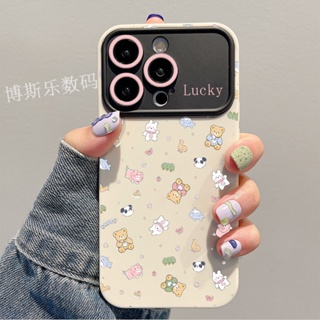 เคสโทรศัพท์มือถือ แบบนิ่ม ลายการ์ตูนสัตว์ สําหรับ Apple Iphone 14promax 13pro 12 11 7p