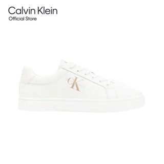 CALVIN KLEIN รองเท้าผ้าใบผู้ชาย รุ่น YM00603 0LA - สีขาว