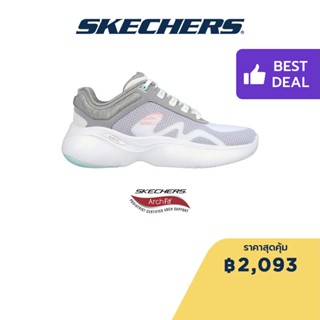 Skechers สเก็ตเชอร์ส รองเท้าผู้หญิง รองเท้าผ้าใบ Women Sport Arch Fit Infinity Smooth Flip Shoes - 149985-WGY Arch Fit, Machine Washable, Vapor Foam, Vegan