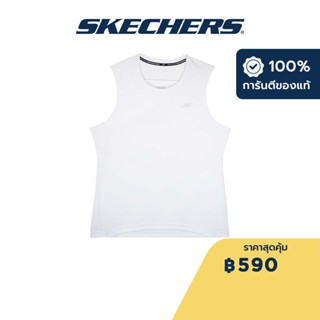 Skechers สเก็ตเชอร์ส เสื้อยืดแขนกุดผู้ชาย Men Recharge Collection Performance Sleeveless Tee - SP123M026-00GK