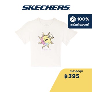 Skechers สเก็ตเชอร์ส เสื้อยืดแขนสั้นเด็กผู้หญิง Girls Short Sleeve Tee - L322G017-0074