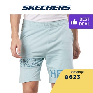 Skechers สเก็ตเชอร์ส กางเกงขาสั้นผู้ชาย Men Shorts - SL22Q4M293-003K