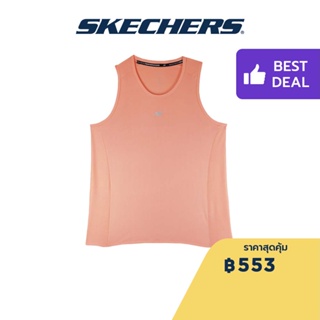 Skechers สเก็ตเชอร์ส เสื้อยืดแขนกุดผู้หญิง Women Performance Running Sleeveless Tee - SP22Q4W379-LTCR