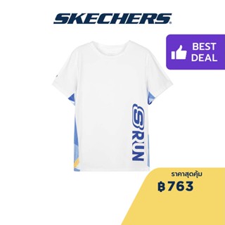 Skechers สเก็ตเชอร์ส เสื้อยืดแขนสั้นเด็กผู้ชาย Boy Short Sleeve Tee Apparel - P223B027-0019