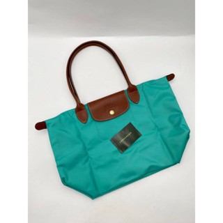 👜💚💚กระเป๋าสะพายสีเขียว New Longchamp  size s หูยาว