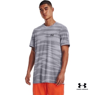 Under Armour UA Mens Seamless Wave Short Sleeve อันเดอร์ อาเมอร์ เสื้อออกกำลังกายแขนสั้น สำหรับผู้ชาย