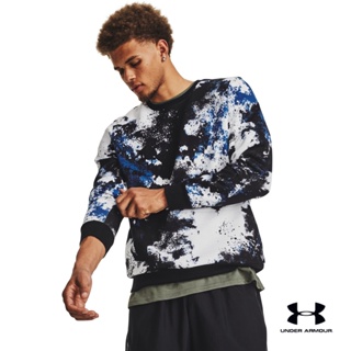 Under Armour Mens UA Essential Fleece Graphic Crew