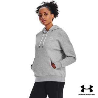 Under Armour UA Womens Essential Fleece Hoodie อันเดอร์ อาร์เมอร์ เสื้อออกกำลังกาย สำหรับผู้หญิง