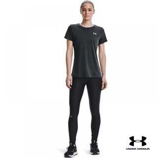 Under Armour UAWomens Velocity Twist Short Sleeve อันเดอร์ อาร์เมอร์ เสื้อออกกำลังกาย สำหรับเพศหญิง