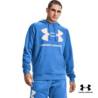 Under Armour Mens UA Rival Fleece Big Logo Hoodie