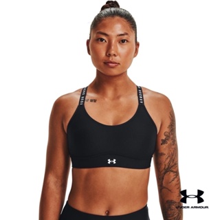 Under Armour UA Womens Infinity Mid Covered Sports Bra อันเดอร์ อาเมอร์ บราเทรนนิ่ง สำหรับผู้หญิง รุ่น Infinity Mid