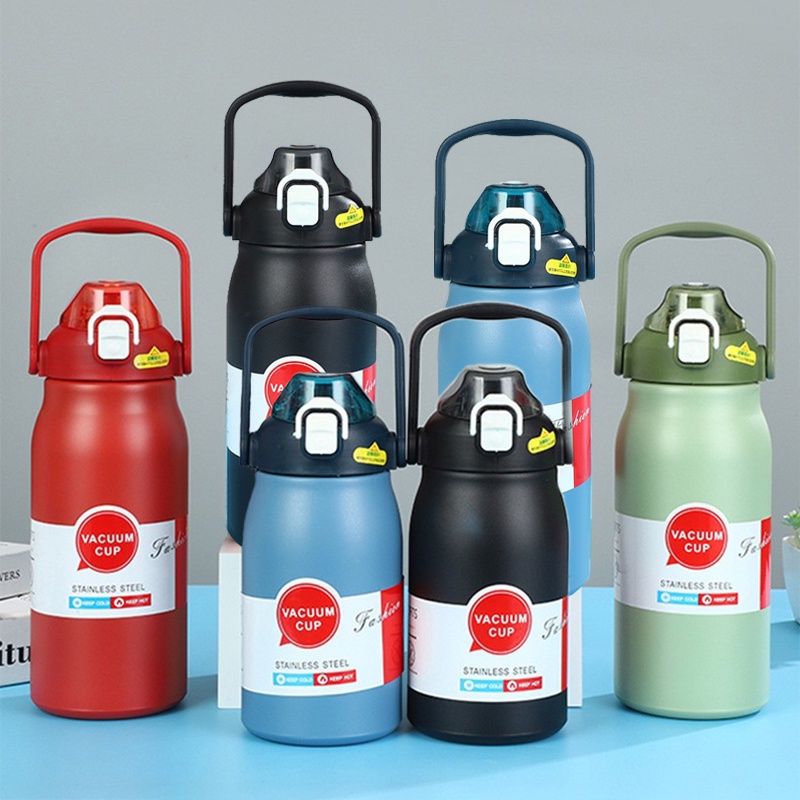 PANDA แก้วเก็บความเย็น กระติกน้ำ สแตนเลสเกรด 316 กระบอกน้ำเก็บอุณหภูมิ 1L/1.2L ขวดน้ำสแตนเลส