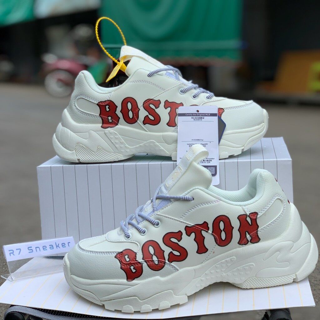 ✎❏✣รองเท้าMLB NY Boston Chunky BigBall(พร้อมกล่อง,ถุงกระดาษ) Hi_end✨