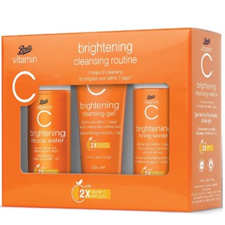 ลดเพิ่ม 8% 💦 Boots Vitamin C Brightening Cleansing Routine บู๊ทส์ วิตามิน ซี ไบรท์เทนนิ่ง คลีนซิ่ง รูทีน