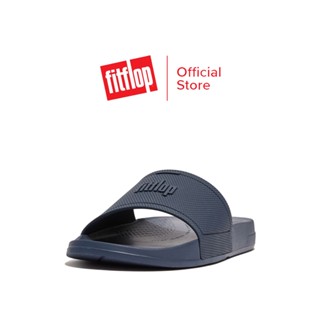 FITFLOP IQUSHION SLIDES รองเท้าแตะผู้ชาย รุ่น EQ4-A83 สี TEAL BLUE