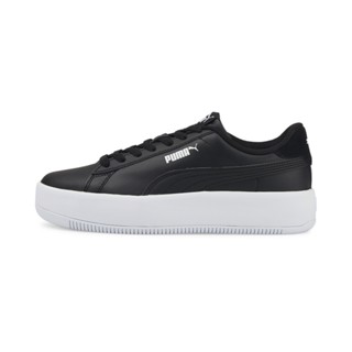 PUMA BASICS - รองเท้ากีฬาผู้หญิง Lily Platform Laced สีดำ - FTW - 38461702