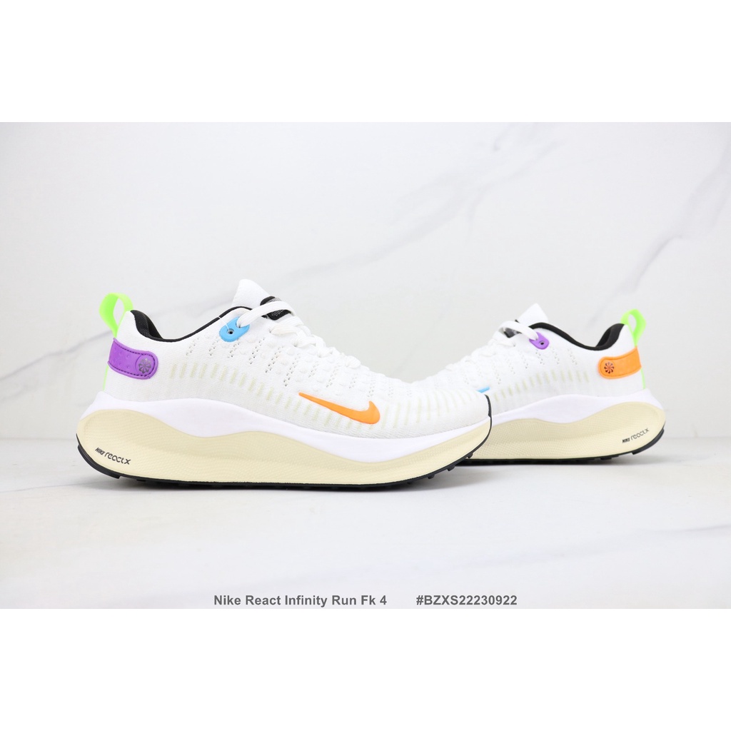 Nike React Infinity Run Fk 4 Nike รองเท้าวิ่ง รองเท้าลําลอง สําหรับผู้ชาย และผู้หญิง