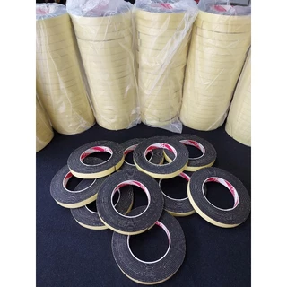 เทปโฟมกาวหน้าเดียว เทปซีลตู้ลำโพง ขอบประตูหน้าต่าง ขนาดกว้าง10mm. ,15mm. หนา2mm ยาว5m.