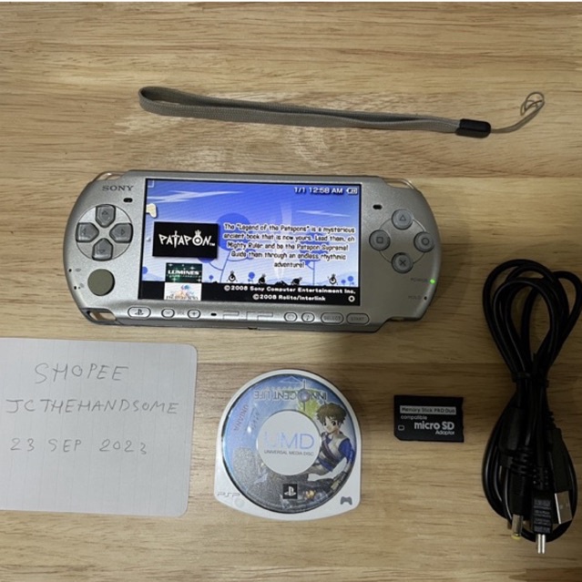 [ส่งฟรี] PSP 3000 แท้ 100% แปลง พร้อมเล่น ลงเกมได้ตามสั่ง psp 3000 3006