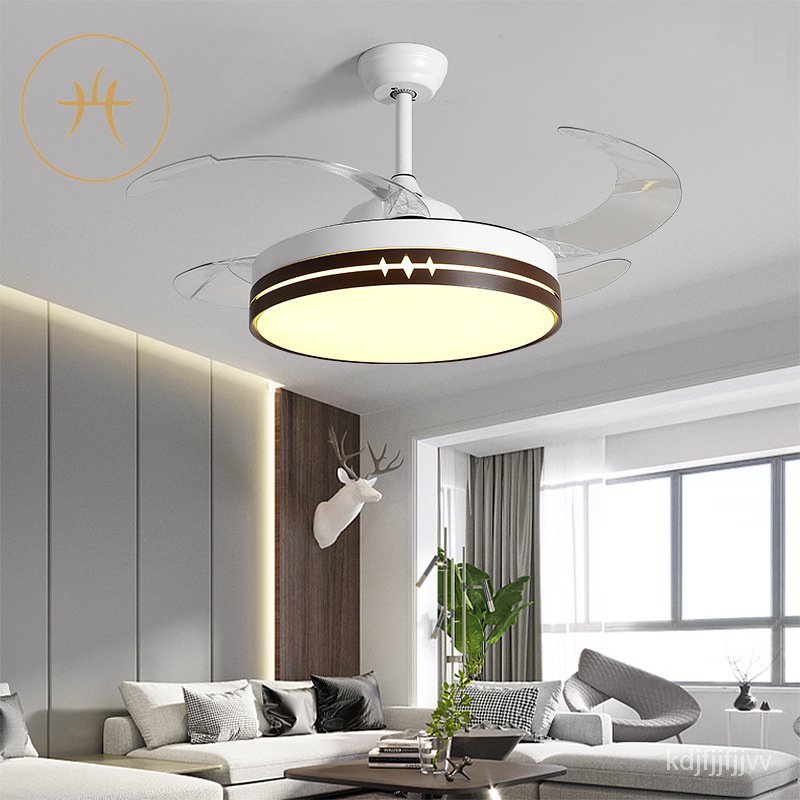 New Modern Simple Fan Ceiling Lamp FashionLEDLiving Room Lamps Bedroom Dining Room Study Villa Light