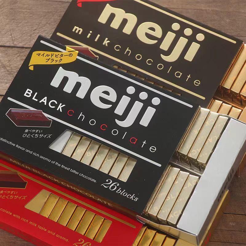 ✈✿۞ขนมนำเข้าจากญี่ปุ่น Meiji ช็อกโกแลตเปียโน มัทฉะ แซนวิชนม ช็อกโกแลต กล่องของขวัญของขวัญ