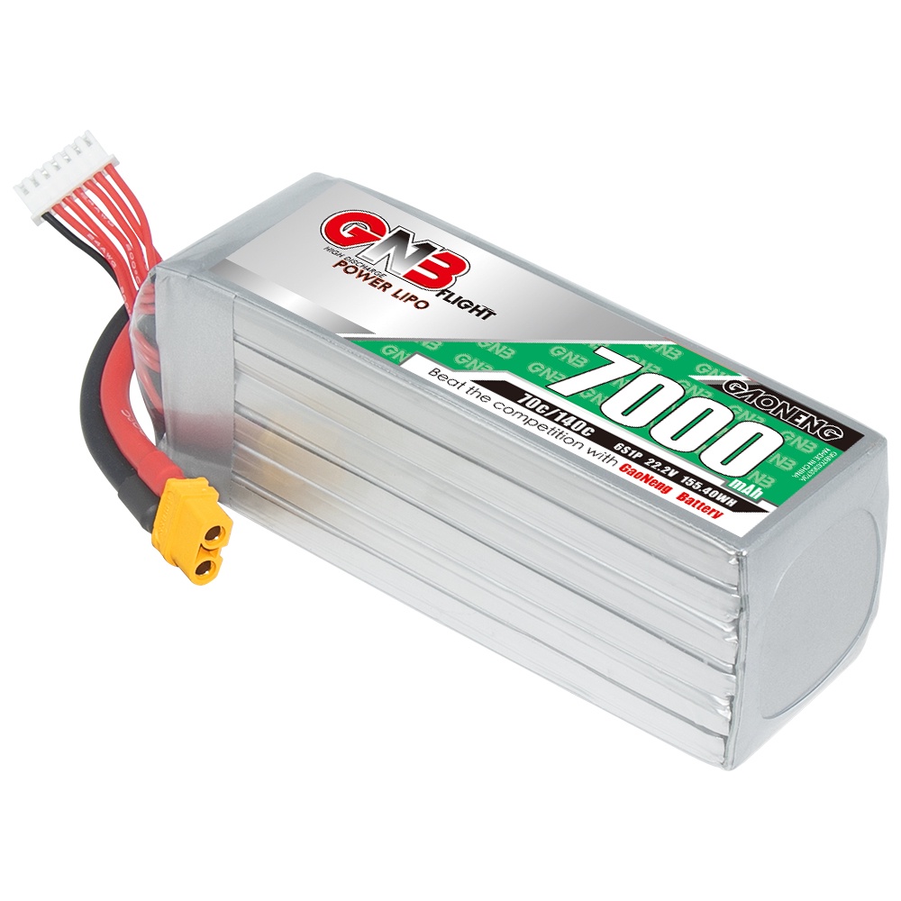 ✰GNB GAONENG 6S 7000mah 22.2V 70C 140C XT60 RC LiPo battery for RC Boat Cars Drone Racing Truck