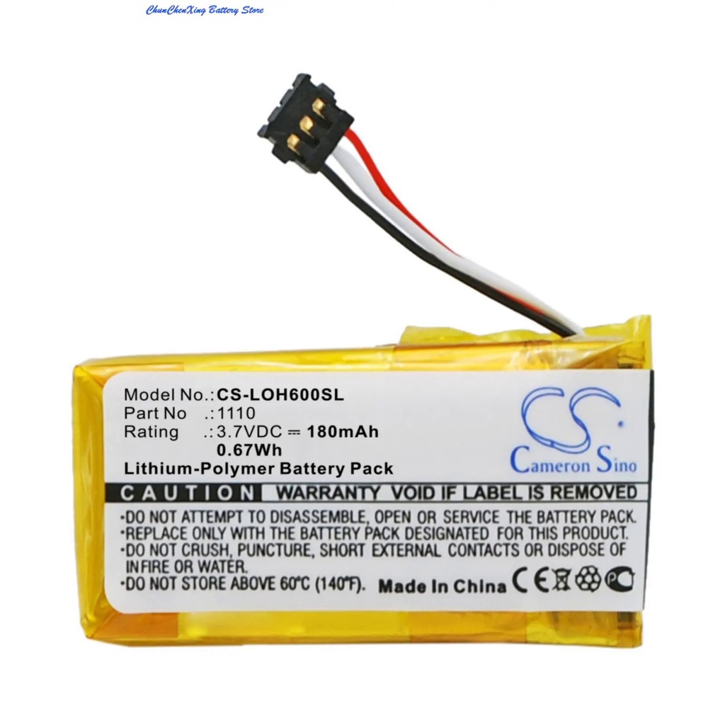 0YZO OrangeYu 180mAh Battery for Logitech H600, 981-000341