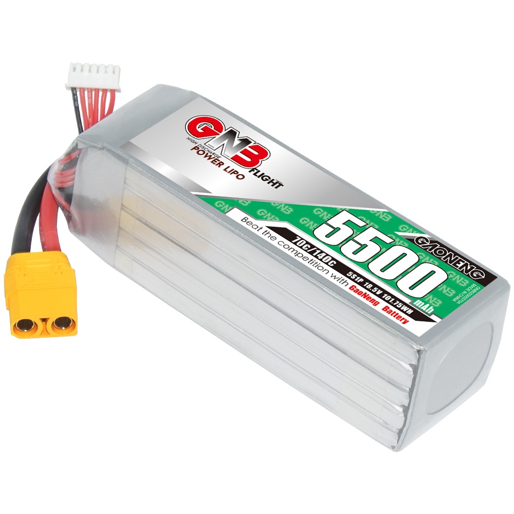 ✼GNB GAONENG 5500mah 5S 18.5V 70C 140C XT90 RC Air Drone LiPo battery High Discharge C rating Performance helicopter