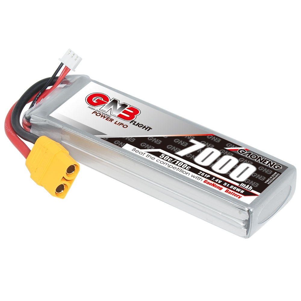 ✯GNB GAONENG 2S 7000mah 7.4V 50C 100C XT90 RC LiPo battery for RC Boat Cars Drone Racing Truck