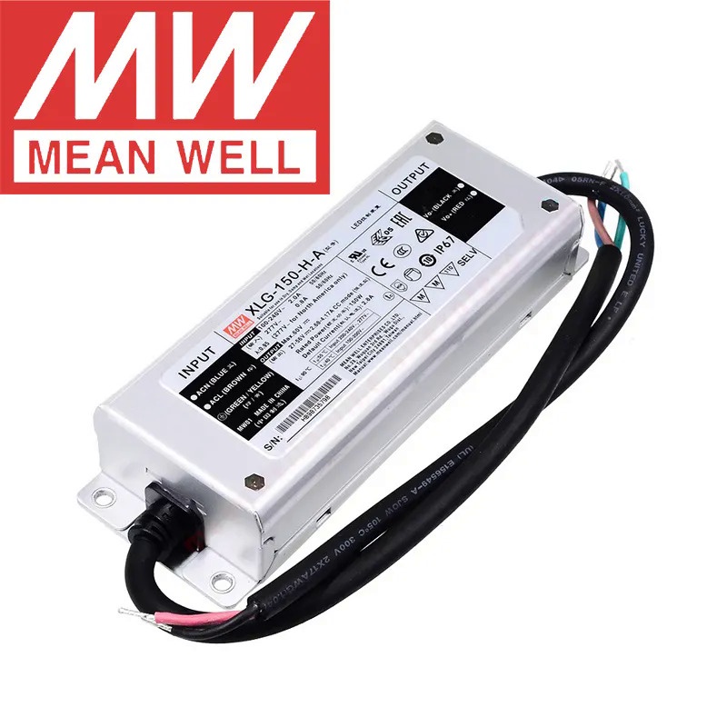 Mean Well XLG-150-H-A Skyscraper/street Lighting Meanwell 150W/27-56V/1400-4170mA โหมดพลังงานคงที่ L