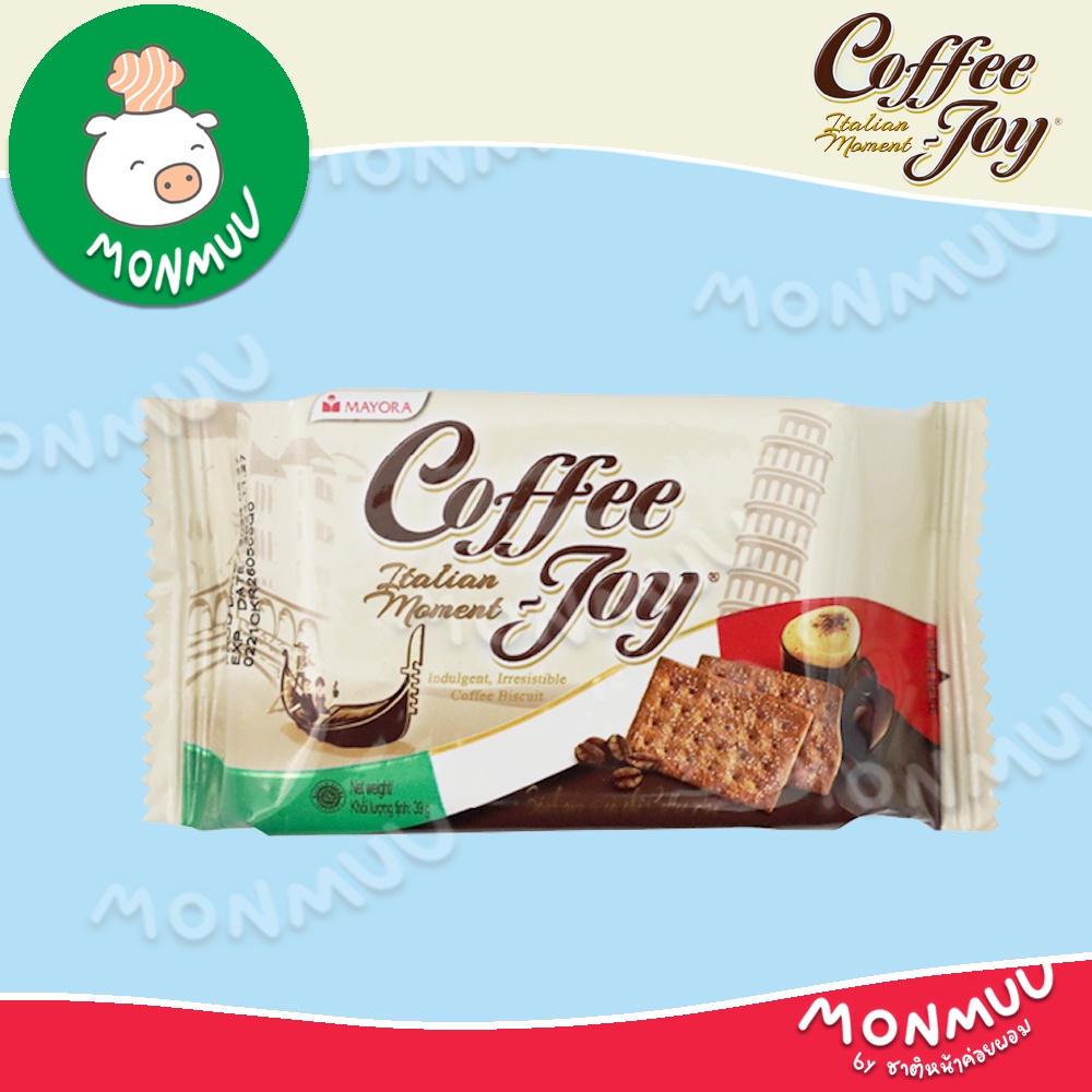 Coffee Joy (นำเข้าจากเวียดนาม) บิสกิต รสกาแฟ 156กรัม 4ห่อใน1แพ็ค - รูปที่ 6