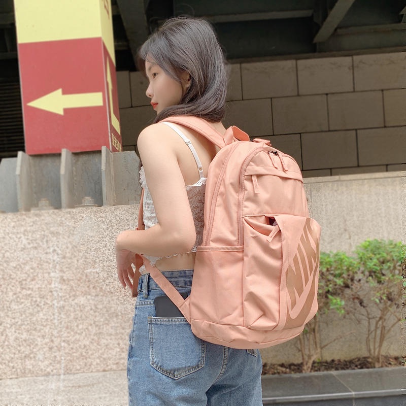 ❣✚۩Nike กระเป๋านักเรียน กระเป๋านักเรียนหญิง นักเรียนมัธยมต้น นักเรียนมัธยมปลาย เด็กผู้หญิง กระเป๋าเป้เดินทางสีชมพู วิทยา