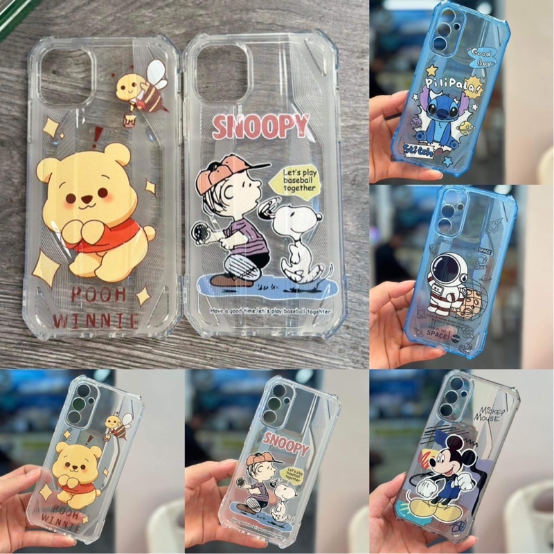 เคสใหม่ พร้อมส่งจากไทย Vivo Y1s Y02 Y02a Y50 Y30 เคสใสลายการ์ตูนพร้อมส่ง กันกระแทกรอบมือถือ