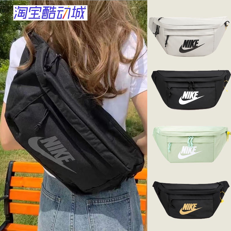 ❧▧✚Nike Nike กระเป๋าสะพายไหล่เดียวกระเป๋าคาดเอวหลังเล็กใหม่ผู้ชายและผู้หญิงกีฬา Wang Yibo สไตล์เดียวกัน BA5751