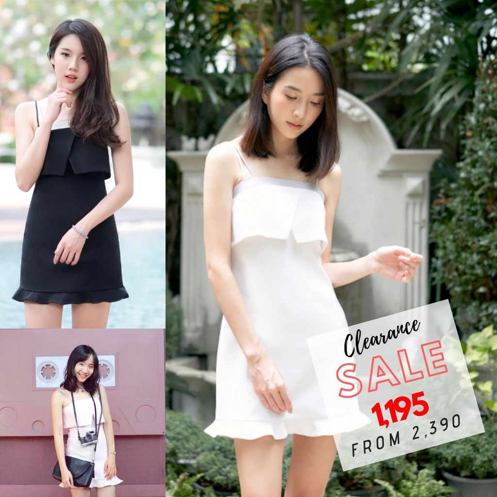 เดรส EL0104 Ella Dress ชุดใส่เที่ยว ชุดออกงาน ชุดเพื่อนเจ้าสาว | Evalynbrand