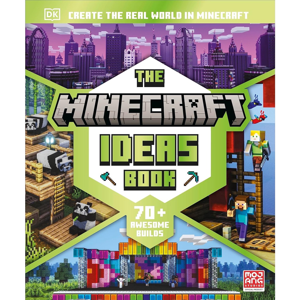 Asia Books หนังสือภาษาอังกฤษ MINECRAFT IDEAS BOOK, THE: CREATE THE RE