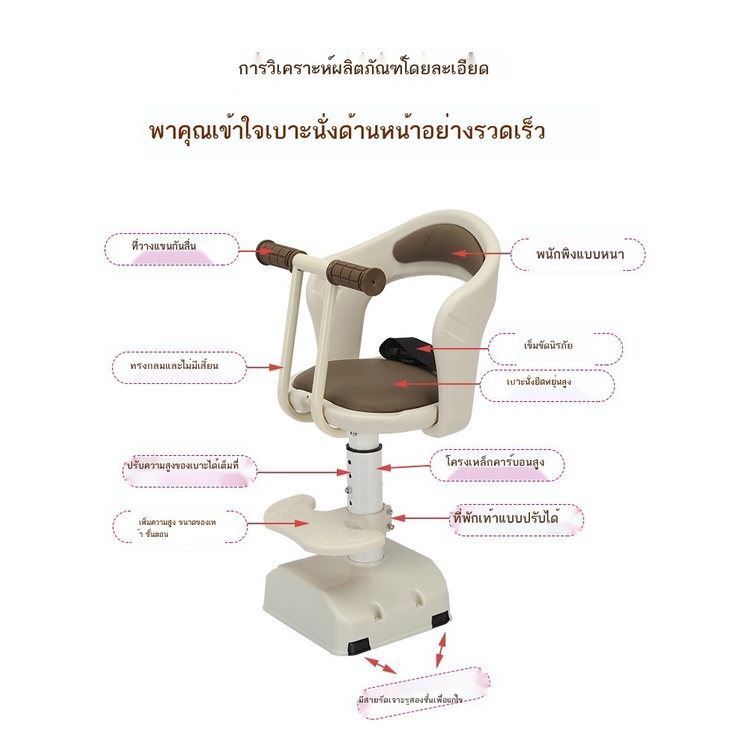 ✆◆Yadi รถยนต์ไฟฟ้าที่นั่งเด็กด้านหน้า Emma เหยียบแบตเตอรี่รถยนต์ที่นั่งเด็กรถจักรยานยนต์เก้าอี้ความปลอดภัยของเด็ก