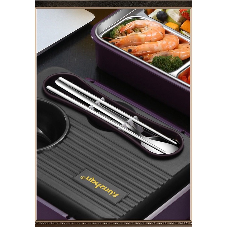 ✒กล่องข้าวสแตนเลส 316 พร้อมความจุและฝาปิดขนาดใหญ่