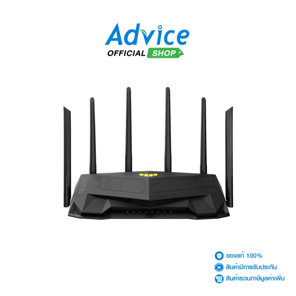 ASUS Router (TUF-AX6000) Wireless AX6000 Dual Band Gigabit WI-FI 6 - A0150751