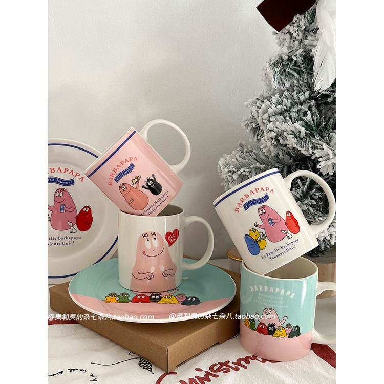 [พร้อมส่ง] ถ้วยกาแฟ เซรามิค สําหรับใส่อาหารเช้า ขนมหวาน