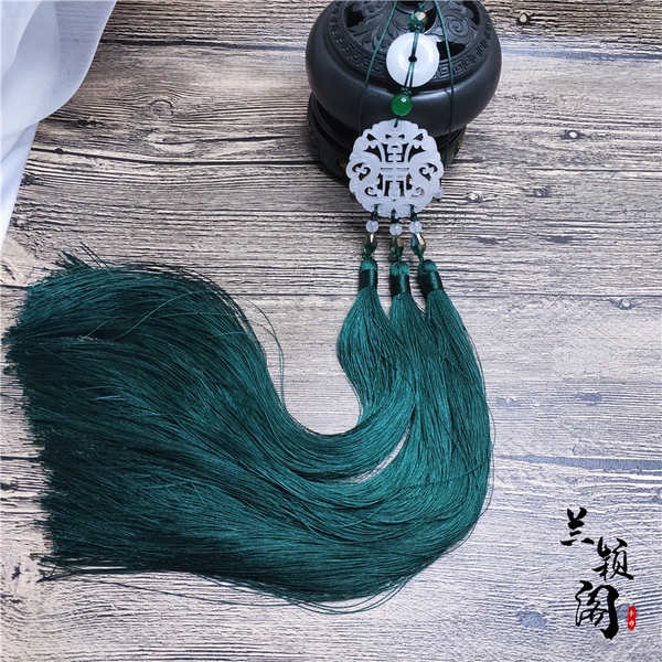 [พร้อมส่ง] พู่ไหมจีน ชุดฮั่นฝูแบบดั้งเดิมจี้ห้อยพู่ตรา Fushou จี้ดาบจี้ชุดฮั่นฝูกระโปรงกดเครื่องประดับเอวสำหรับผู้ชายและผู้หญิง